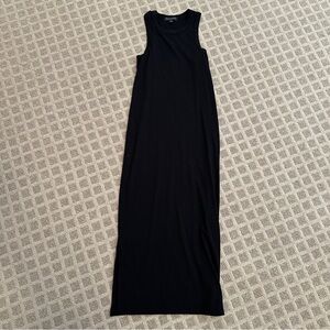 Banana Republic Ribbed Black Tank Dress